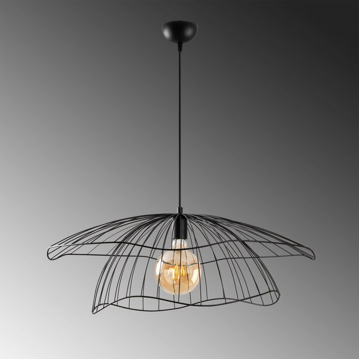 Opviq Mantar - 6500 - Xl Lámpara de Araña Negra